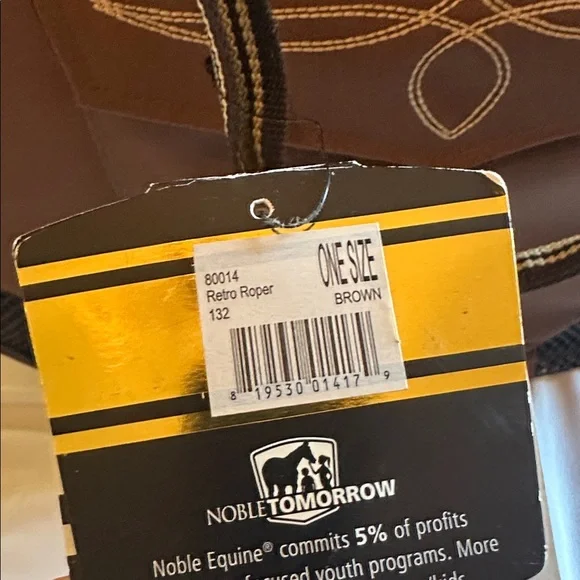 Noble Equine *NWT* Retro Ropers Bag, One Size - Picture 4 of 16